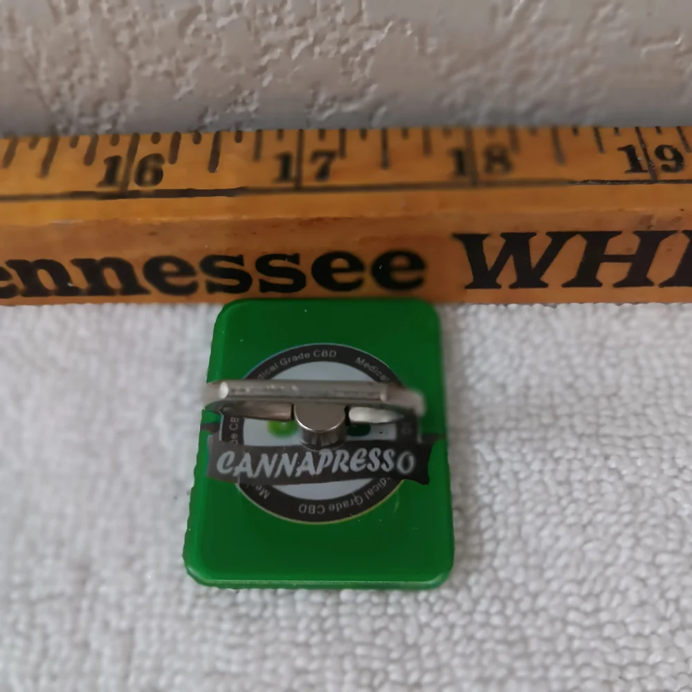 Green Phone Ring Holder
